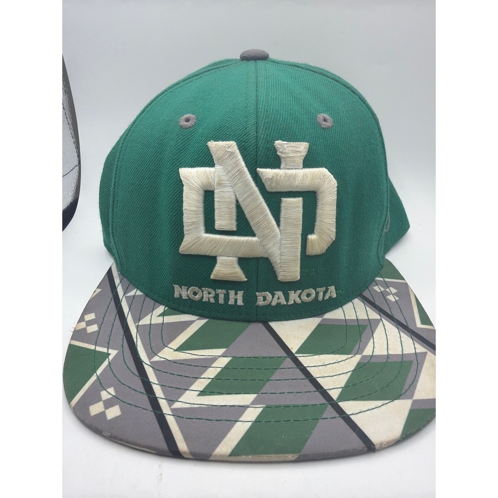 University of North Dakota UND Aztec Top of the World snapback hat